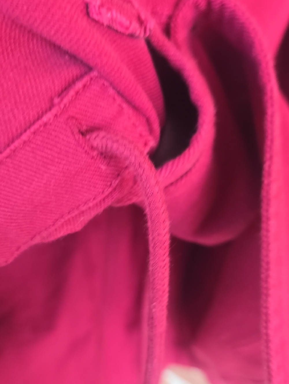 LOFT Red Utility Jacket with Button-Flap Pockets - Picture 4 of 7